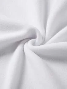 INAWLY 字母圖案加絨內裏運動衫