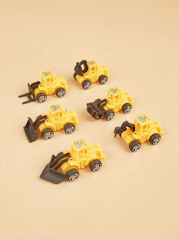 6pcs Kids Vehicle Toy Model
