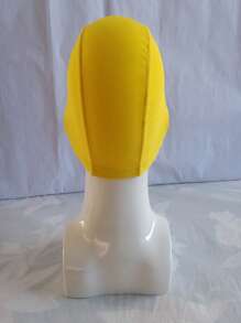 1入組高彈耳朵保護游帽 - 黃色 - 查看 2