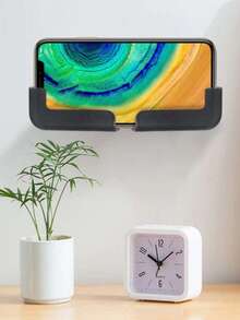 掛壁式手機支架 - 黑色 - 查看 5