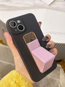 带磁吸支架的手机壳 - 紫色 - 查看 2