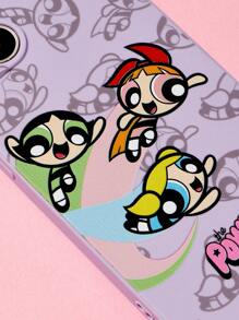 The Powerpuff Girls | ROMWE Ốp lưng điện thoại ốp lưng điện thoại - Màu tím - Xem 3