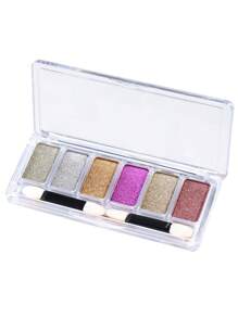 Multicolor Solid Holographic Nail Powder, 1 Box Non-Floating Nail Art Glitter Powder Decoration For Women And Girls DIY Nail Charms Nail Gems Nail Supplies - Multicolor - View 5