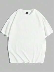 Manfinity RebelGame Men Plus Cotton Floral & Slogan Graphic Tee - White - View 3