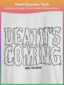 Fanfreak Heat Reactive Color Change Slogan Graphic Tank Top - White - View 3