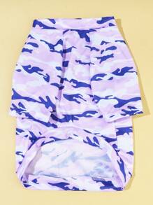 1 áo thun thú cưng in họa tiết camo cho chó và mèo cho mùa hè - Nhiều màu - Xem 5