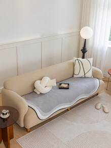 Đồ Họa Hoa Văn Sofa Khăn Hiện Đại Polyester Chống Trơn Trượt Khăn Cho Ghế Sofa Gia Đình, Tất Cả Các Mùa - Màu Xám nhạt - Xem 3