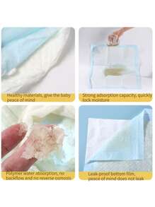 10pcs Disposable Bed Pad For Dog And Cat For Cleaning - White - View 3