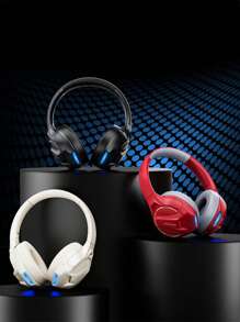 Noise-Proof Clear Call Gaming Sports Wireless Headphone - White - View 7