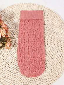 1入組素色寵物毛衣適用於狗狗和貓適合春天 - 西瓜粉 - 查看 2