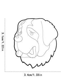 1 pieza de acero inoxidable perro diseño Identificador para mascotas para perro para Decoración - Multicolor - Ver 5