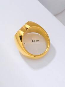 nhẫn trang trí trái tim - Vàng - Xem 5