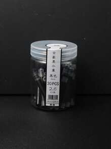 1 盒黑色墨水简单多用途易于使用墨水适用于墨水笔、办公室、学生 - 黑色 - 查看 2