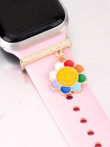 1 Mặt dây chuyền trang trí bằng hợp kim cầu vồng hướng dương tương thích với Apple Watch, Galaxy Watch và dây đeo đồng hồ Huawei - Nhiều màu - Xem 4