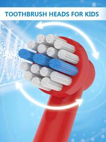 16pcs/set Kids Toothbrush Heads Compatible With Oral B Kids Electric Toothbrush - White - View 2
