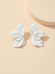 Bông tai stud - trắng - Xem 2