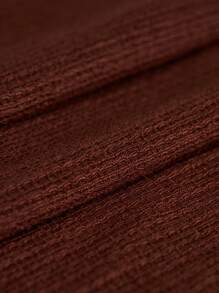 Hombres Camiseta de dos tonos con diseño de parche de letra - Rojo y blanco - Ver 6