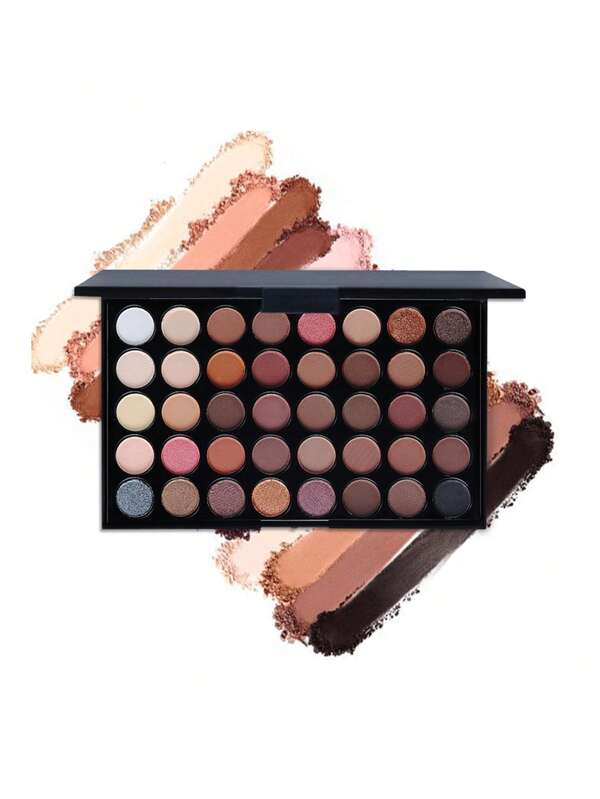 40-Color Eyeshadow Palette, Shimmer Pigment Eye Makeup Set For Party Or Stage Show