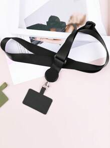 Tira de celular ajustable - Negro - Ver 4