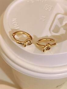 CHOSHILAR Vòng khuyên tai - Vàng - Xem 5