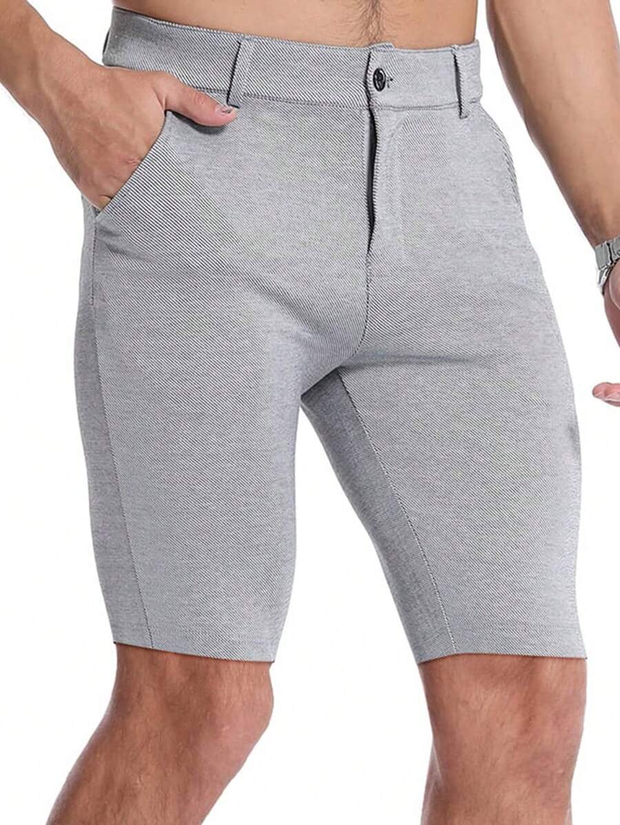 Men Pocket Side Skinny Shorts | SHEIN USA