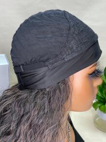 Synthetic Heat Resistant Wigs Water Wave Ombre Brown 20Inch Long Curly Headband Wigs For Women Natural Daily Hair - Multicolor - View 4