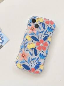 Flower Pattern Phone Case - Multicolor - View 2