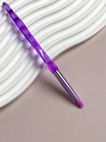 Cọ phấn mắt pha lê nhân tạo màu tím - Màu tím - Xem 3