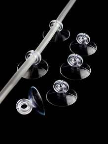 10pcs Clear Aquarium Oxygen Tube Fixing Suction Cup