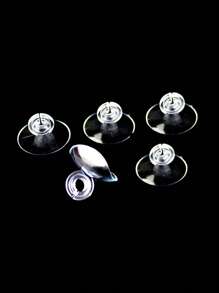 10pcs Clear Aquarium Oxygen Tube Fixing Suction Cup