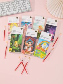 Cartoon Bunny Peach Coloring Book