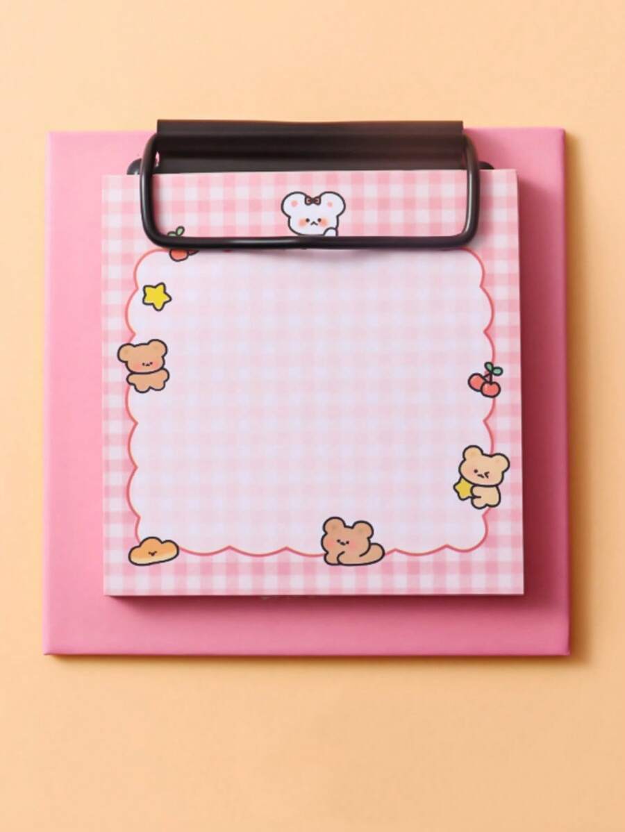 1 Paquete De 30 Libretas De Notas Con Patrones De Dibujos Animados - Rosa - Ver 1