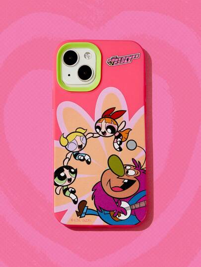 The Powerpuff Girls | ROMWE Custodia per telefono con modello di cartone animato