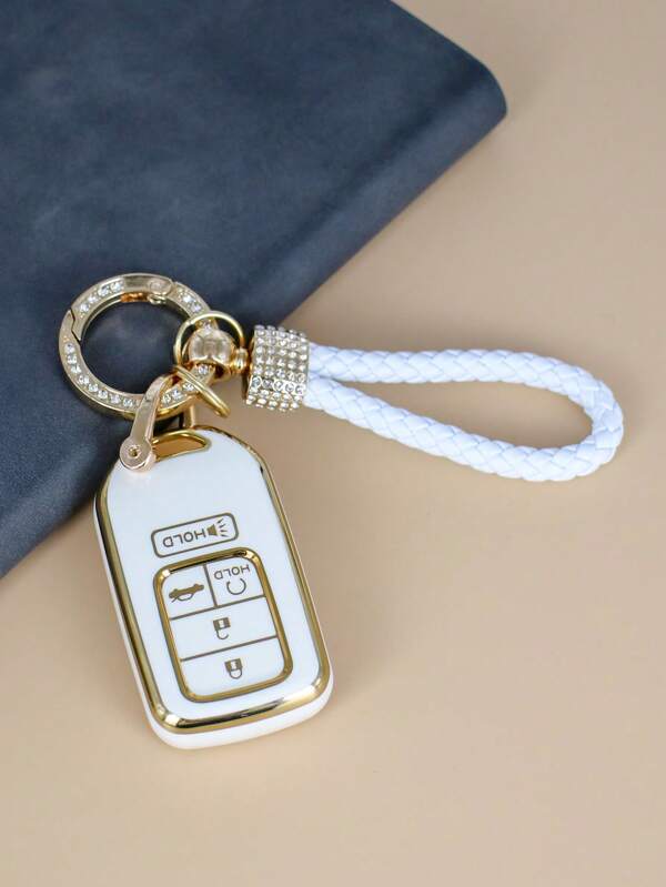 For Honda Only Tpu Key Case + Keychain + Screwdriver Set, Fit For Honda