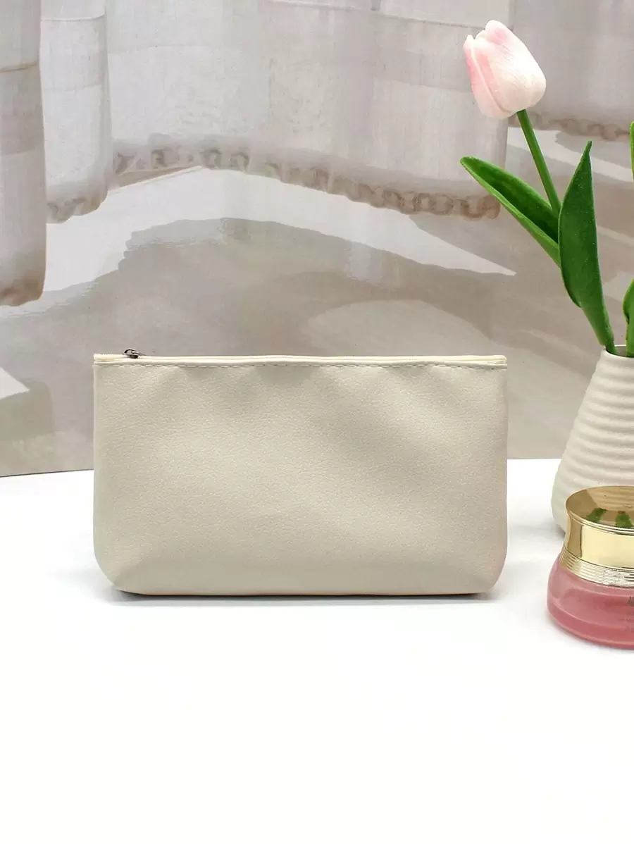 1个米色便携时尚旅行化妆包，适合女性和女孩，化妆包、化妆袋、护肤包、洗漱包、收纳袋，邮轮必备、宿舍必备、婚礼伴娘礼物、妈妈礼物、生日礼物、送给朋友和老师的礼物、家居装饰、浴室客厅床边化妆品收纳包、指甲油收纳盒、化妆旅行洗漱包、必备礼品收纳包、拉链配件收纳包、化妆包、化妆箱、小化妆包、化妆包、大容量化妆包、圣诞礼物、收纳袋、旅行、女士旅行必备礼物、收纳袋、手拿包/小手提包、化妆品收纳包、化妆品整理包、收纳袋、刷子收纳袋、迷你收纳袋、大容量收纳袋