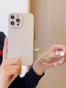 Electroplated Eye & Heart Charm Bracelet & Phone Case Compatible With IPhone - Multicolor - View 1