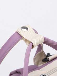 Bebé Mochila bolsa de pañal con estampado de letra - Multicolor - Ver 4