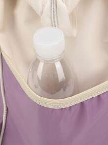 Bebé Mochila bolsa de pañal con estampado de letra - Multicolor - Ver 5