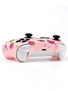 1 件 X 系列 X 草莓图案硅胶控制器手柄套，防汗防滑 - 彩色 - 查看 2