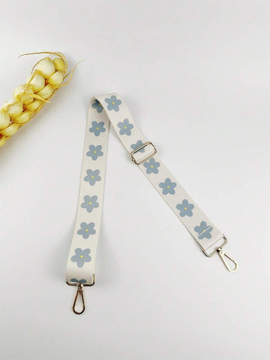 Adjustable Bag Strap Flower Pattern Replacement Strap For Shoulder Bag Crossbody Bag - Multicolor - View 1