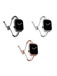 T型手環手錶帶 - 玫瑰金 - 查看 1