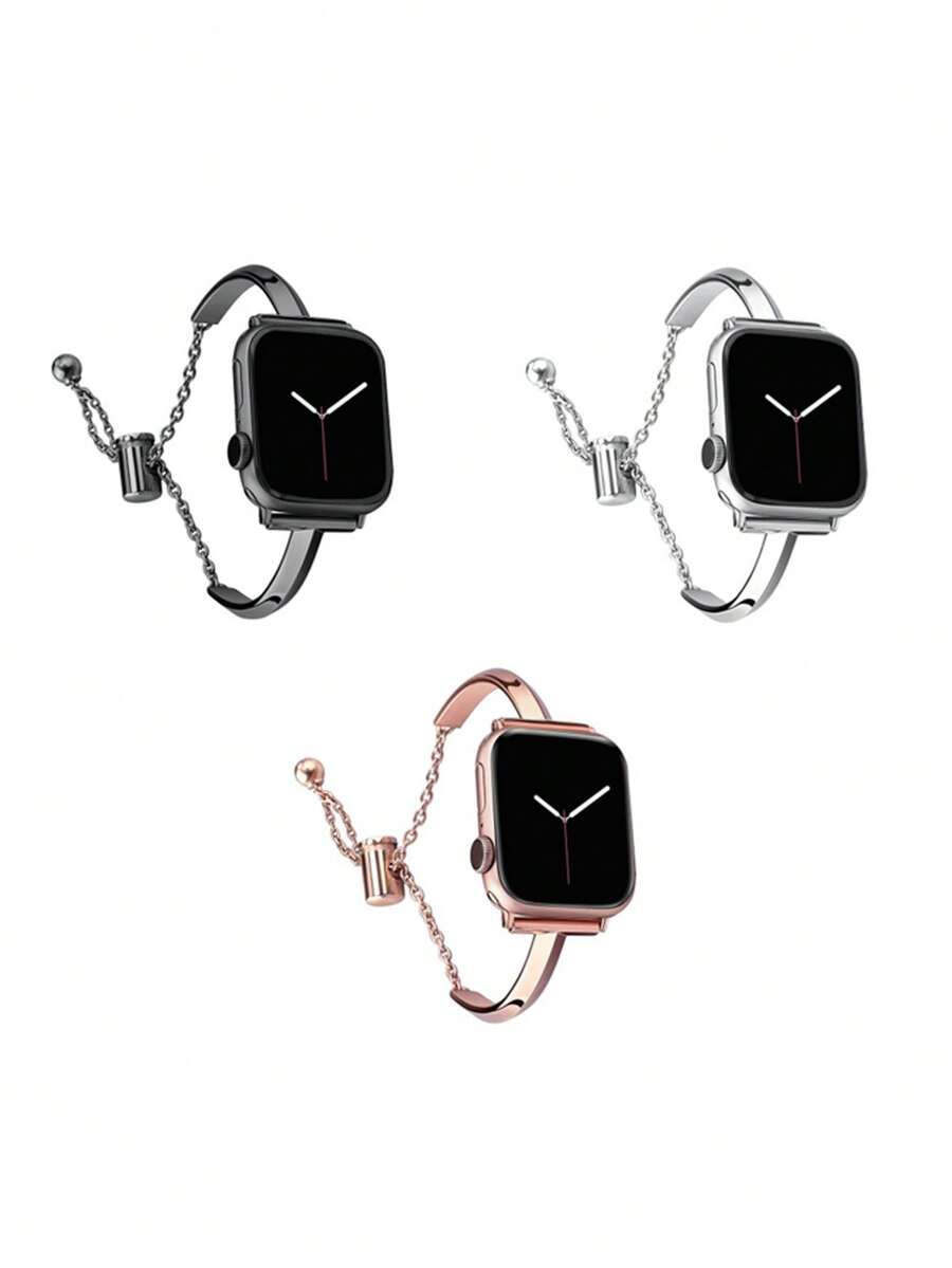 T型手環手錶帶 - 玫瑰金 - 查看 1