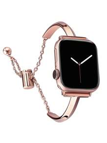 T型手環手錶帶 - 玫瑰金 - 查看 2