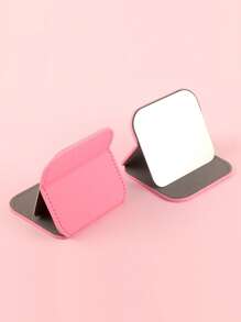 Espejo compacto con letra R en dorado para mujeres, hermanas, amigas, hijas, esposas. Regalo para aniversario, cumpleaños. 1 pieza - Rosa - Ver 5