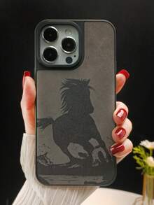 2 In 1 Horse Pattern Phone Case - Multicolor - View 1