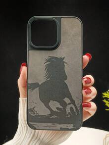 2 In 1 Horse Pattern Phone Case - Multicolor - View 4