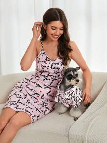 PETSIN 1 áo sơ mi thú cưng họa tiết chữ cái cho chó và mèo cho mùa hè - Nhiều màu - Xem 2