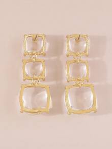 Mydear Hoa tai thả hình học - trắng - Xem 5