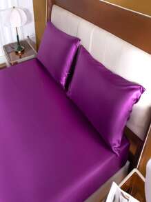 2pcs Solid Color Pillow Case Without Filler, Modern Polyester Soft Bedding Pillow Case For Household