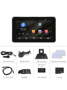 7 Inch Screen MP5 Portable Smart Player Auto Voice Control With 32G Memory Card - Black - View 7